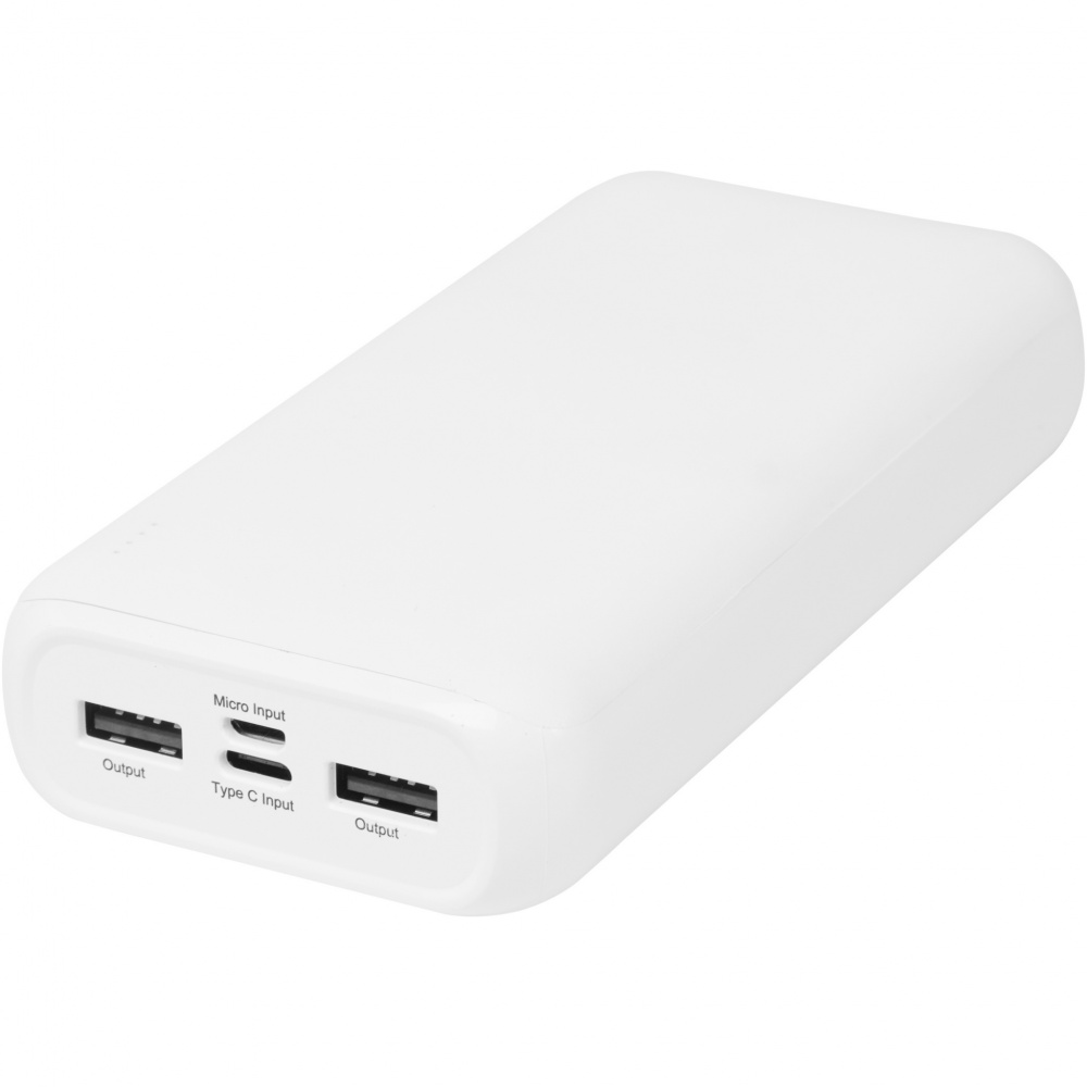 Logo trade mainoslahja ja liikelahja tuotekuva: Electro 20 000 mAh:n varavirtalähde kierrätetystä muovista 