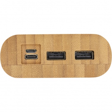 Logotrade mainoslahjat kuva: Tulda-varavirtalähde, 20,000 mAh, bambua