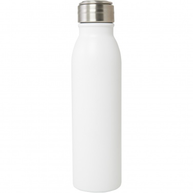 Logo trade mainoslahja kuva: Harper 700 ml:n RCS-sertifioidusta ruostumattomasta teräksestä valmistettu vesipullo metallisilmukalla