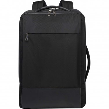 Logotrade liikelahjat mainoslahjat tuotekuva: Expedition Pro 17 tuuman GRS-kierrätetystä materiaalista valmistettu laajennettava reppu kannettavalle, 35 l