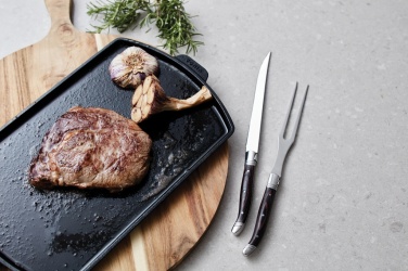 Logo trade mainoslahja kuva: VINGA Gigaro paistiveitsi ja-haarukkasetti