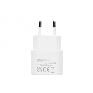 Logo trade mainoslahja kuva: Boost RCS kierrätetty PET 20W USB-C 2 kpl lataussetti