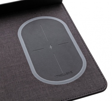 Logotrade liikelahja mainoslahja kuva: Air-hiirimatto, jossa 5 W:n langaton lataus ja USB