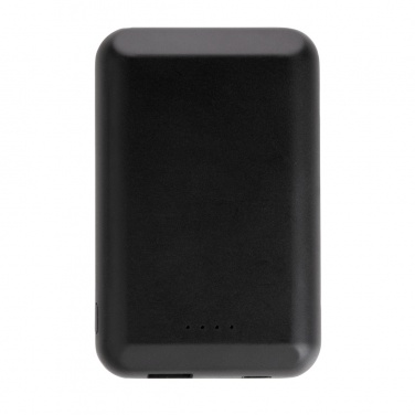 Logo trade mainoslahja ja liikelahja tuotekuva: Magneettinen 5000mAh 5W langaton virtapankki