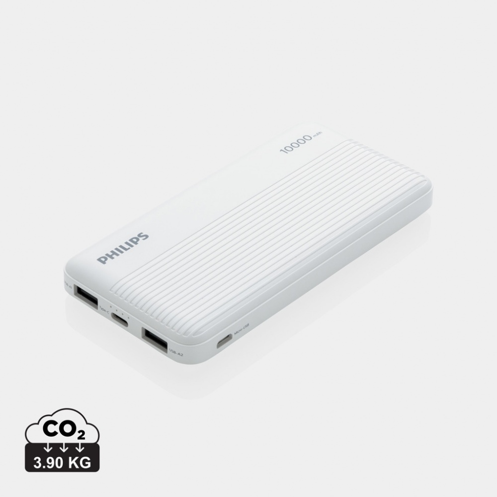 Logotrade mainoslahja tuotekuva: Philips 10000mAh ohut varavirtalähde