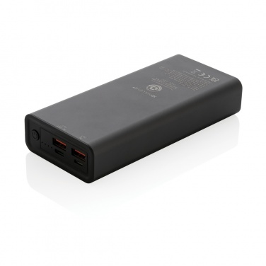 Logo trade liikelahjat mainoslahjat kuva: Terra RCS alumiininen 20w 20000mAh varavirtalähde