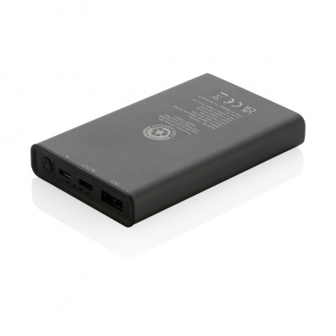 Logotrade liikelahjat mainoslahjat tuotekuva: Terra RCS virtapankki 5000mAh kierrätetystä alumiinista