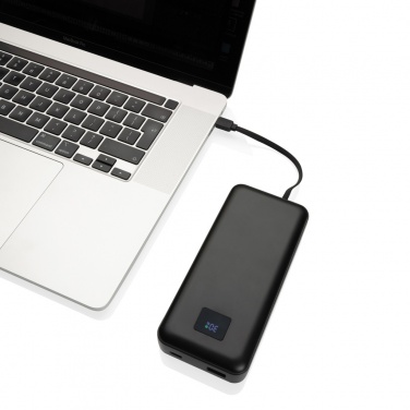 Logo trade liikelahjat tuotekuva: Gridley 20000mAh 65W tietokonevirtapankki RCS muovista