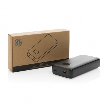 Logo trade mainoslahja kuva: Gridley 20000mAh 65W tietokonevirtapankki RCS muovista