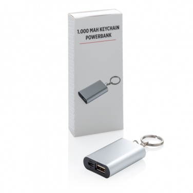 Logotrade mainoslahja tuotekuva: 1.000mAh varavirtalähde avaimenperä