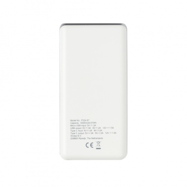Logotrade liikelahja tuotekuva: Huippunopea 10 000 mAh:n varavirtalähde, PD