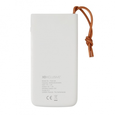 Logo trade mainoslahja kuva: Aria 8000 mAh 5 W:n langaton varavirtalähde