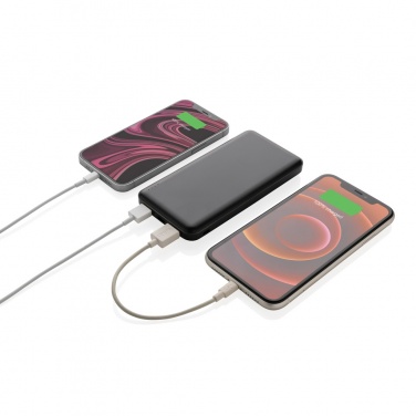 Logo trade mainoslahja ja liikelahja tuotekuva: Huippukompakti taskuvaravirtalähde 10 000 mAh