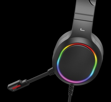 Logo trade mainostuotet tuotekuva: RGB pelikuulokkeet