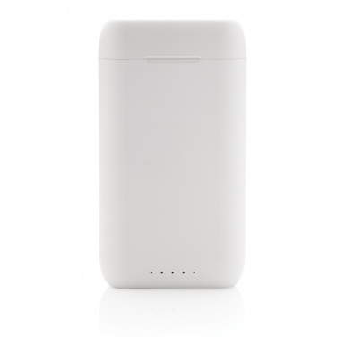 Logo trade mainoslahja ja liikelahja tuotekuva: Liberty TWS nappikuulokkeet 5.000 mAh varavirtalähteellä