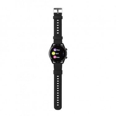 Logo trade liikelahjat mainoslahjat kuva: RCS Fit Watch kierrätetystä TPU:stä pyöreä