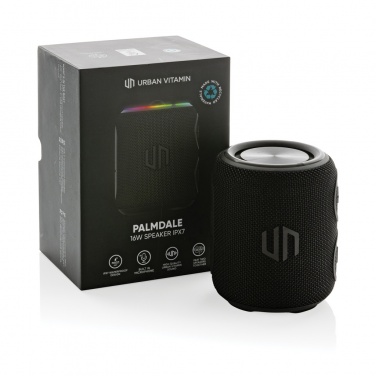 Logo trade mainoslahja kuva: Urban Vitamin Palmdale 16W kaiutin IPX7 RCS muovista