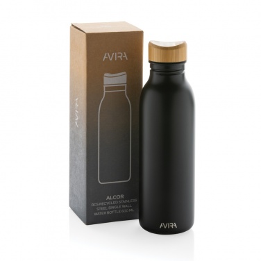 Logo trade liikelahjat mainoslahjat kuva: Avira Alcor RCS yksiseinäinen re-steel vesipullo 600 ML