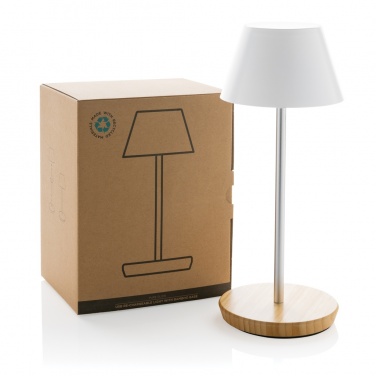 Logo trade liikelahja kuva: Pure Glow USB-ladattava pöytälamppu RCS muovista