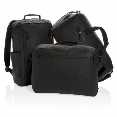Logotrade mainoslahja ja liikelahja kuva: Musta PVC-vapaa 15,6"" Fashion-laptopreppu