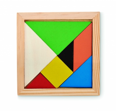 Logotrade mainoslahjat ja liikelahjat tuotekuva: Tangram-palapeli puusta