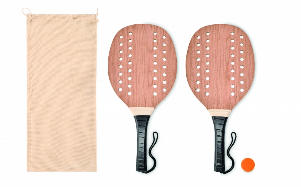 Logo trade liikelahjat mainoslahjat kuva: Rantatennissetti