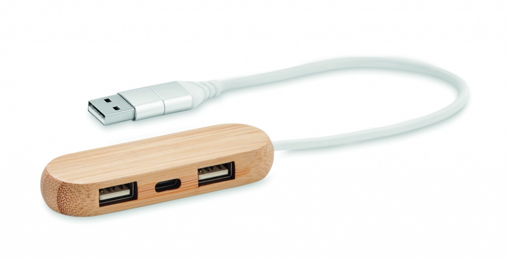 Logo trade mainoslahja kuva: USB keskitin