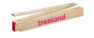 Logo trade mainoslahjat tuotekuva: Taitettava viivain 2m