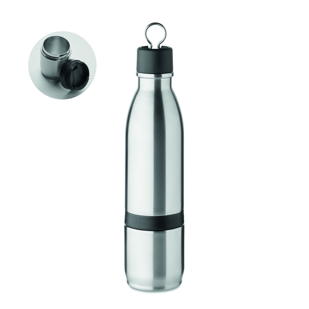 Logo trade mainoslahjat tuotekuva: 2 in 1 termospullo 500ml