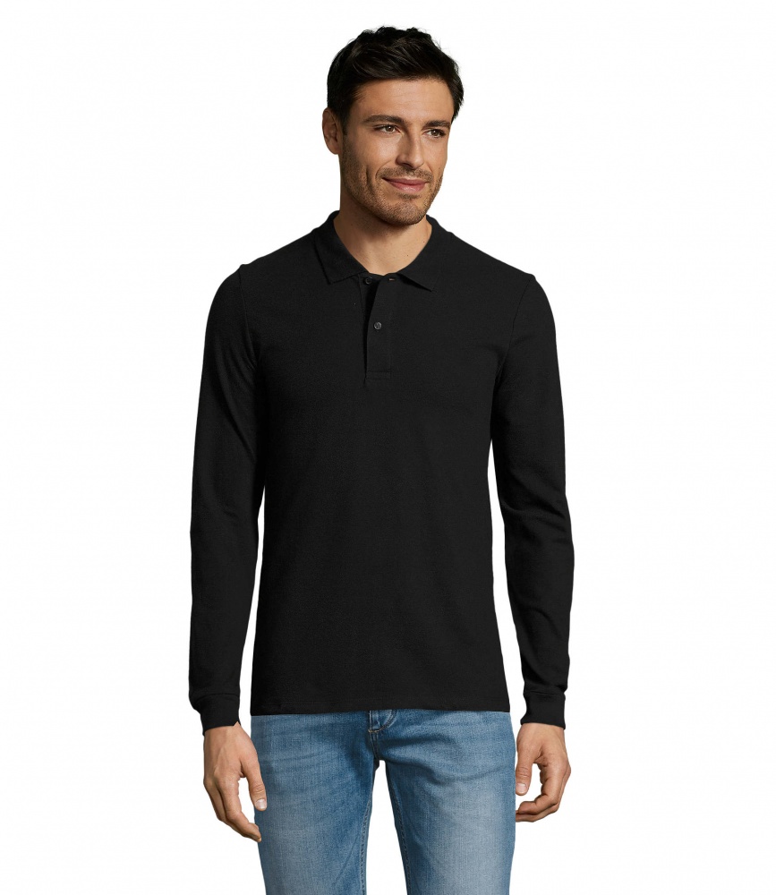 Logotrade liikelahjat kuva: PERFECT MEN LSL POLO 180g