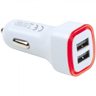 Logotrade mainoslahja tuotekuva: USB-lataussovitin KFZ FRUIT
