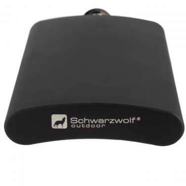 Logo trade liikelahjat tuotekuva: Lonkkapullo MADONIE Schwarzwolf