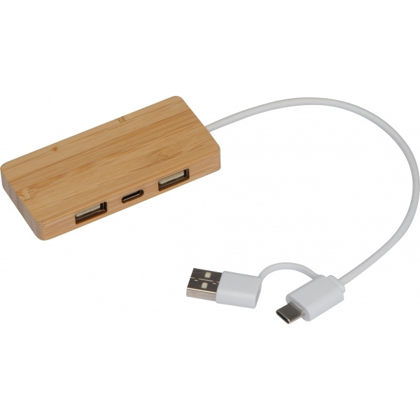 Logo trade mainostuotet tuotekuva: Hub USB rozgałęźnik KUALA LUMPUR