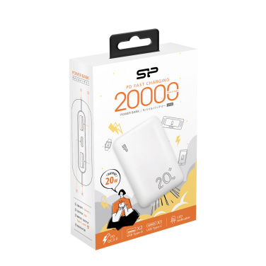 Logo trade liikelahja kuva: Virtapankki Silicon Power QS58 20000 mAh