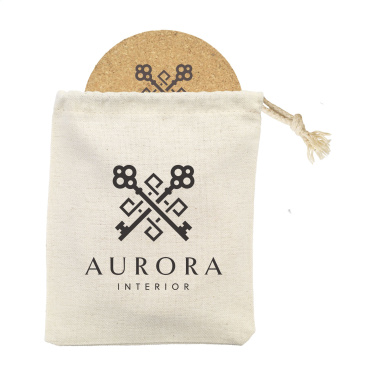 Logo trade liikelahjat mainoslahjat kuva: Cork Coaster Set
