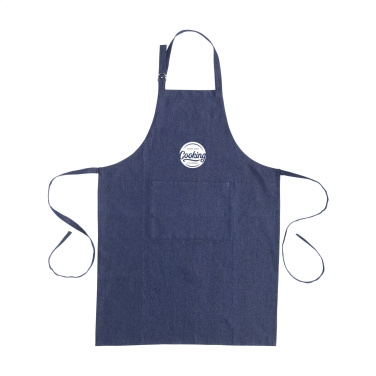 Logotrade liikelahjat mainoslahjat tuotekuva: Esiliina GRS Kierrätetty Denim (220 g/m²)