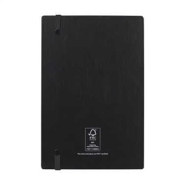 Logotrade mainoslahjat kuva: Bamboo Journal Naked Spine Paper Notebook Musta A5