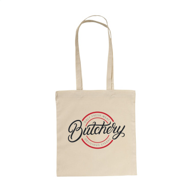 Logo trade mainoslahjat ja liikelahjat kuva: ShoppyBag (100 g/m²) pitkäkahvainen puuvillakassi