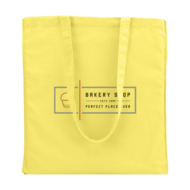 Logo trade liikelahja kuva: Värillinen Square Bag (160 g/m²) puuvillakassi