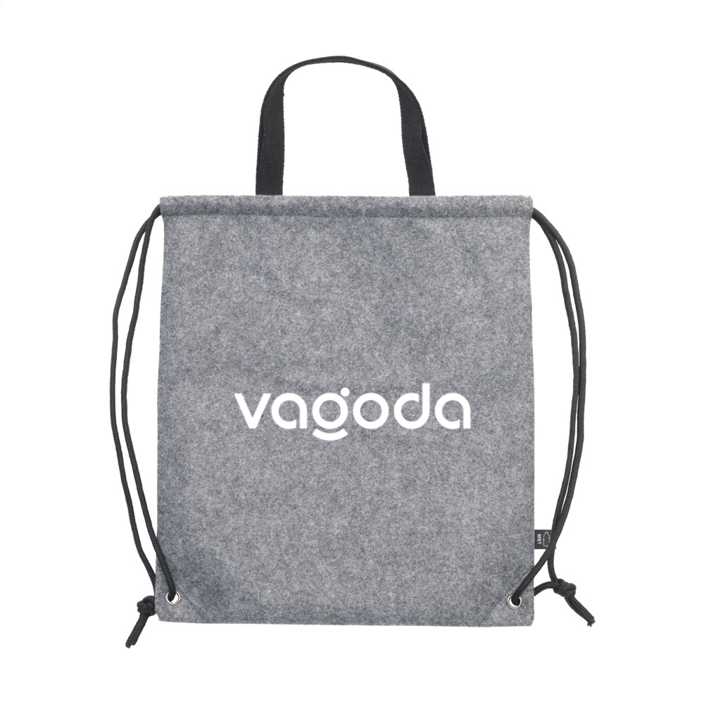 Logo trade liikelahja kuva: GRS RPET Felt PromoBag Plus -reppu