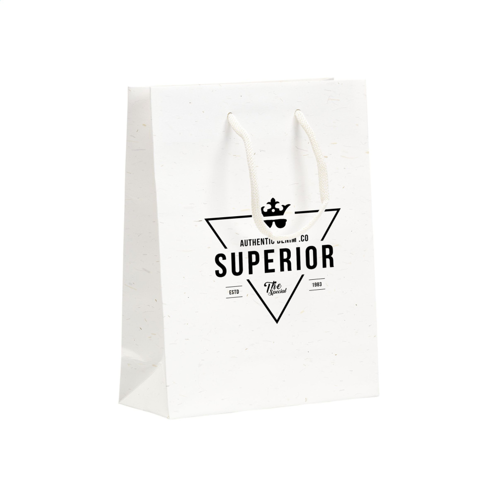 Logo trade mainoslahjat tuotekuva: Leaf It Bag kierrätetty olkikuiduilla (180 g/m²) S