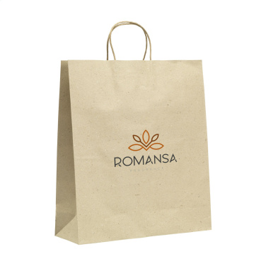 Logotrade mainostuote tuotekuva: Leaf It Bag kierrätetty ruohopaperi (120 g/m²) XL