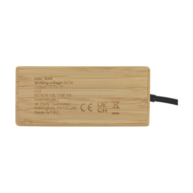 Logotrade mainoslahja tuotekuva: Fyra Bamboo Hub