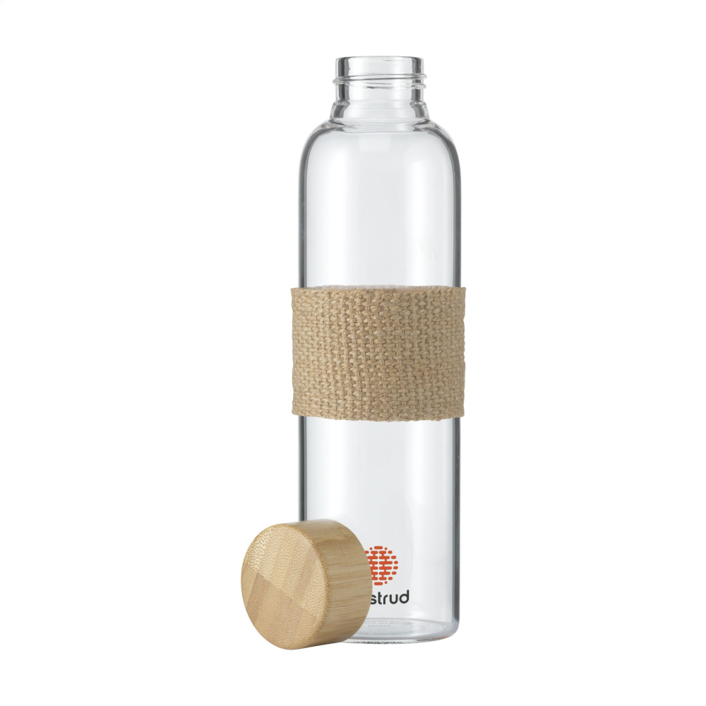 Logotrade liikelahjat kuva: Senga Glass Bamboo 500 ml juomapullo