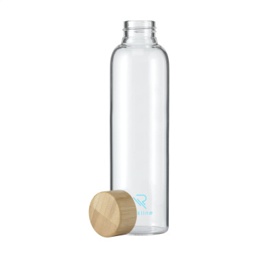 Logotrade liikelahja mainoslahja kuva: Senga Glass Bamboo 500 ml juomapullo