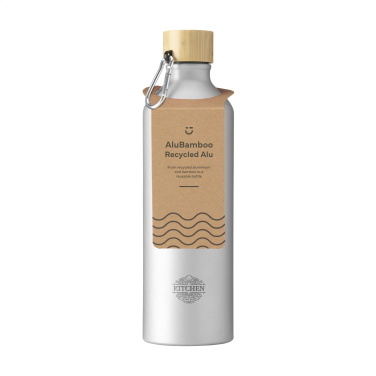 Logotrade liikelahjat mainoslahjat tuotekuva: AluBamboo GRS Kierrätetty Alu 750 ml vesipullo