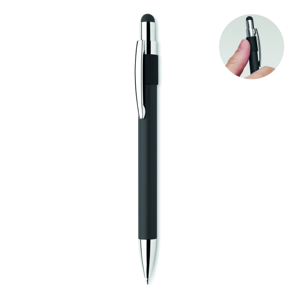 Logotrade liikelahja mainoslahja kuva: Stylus spinner kynä
