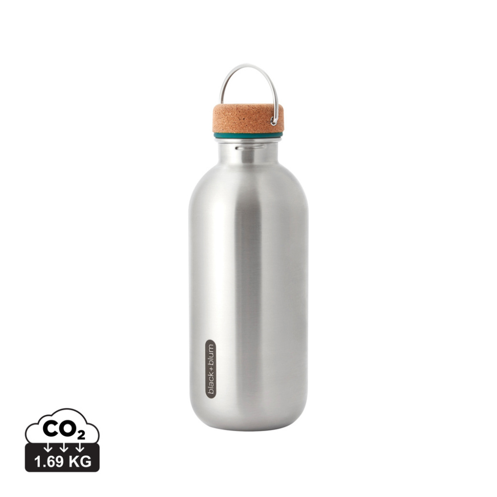 Logo trade mainoslahjat tuotekuva: Black+Blum teräksinen vesipullo 600ml