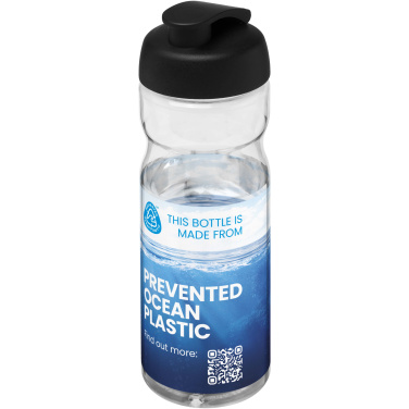 Logo trade mainostuote kuva: H2O Active® Eco Base 650 ml -urheilujuomapullo läppäkannella