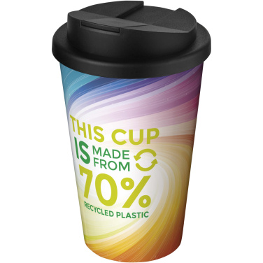 Logotrade liikelahja mainoslahja kuva: Brite-Americano® Eco 350 ml:n läikyttämätön eristetty kahvimuki